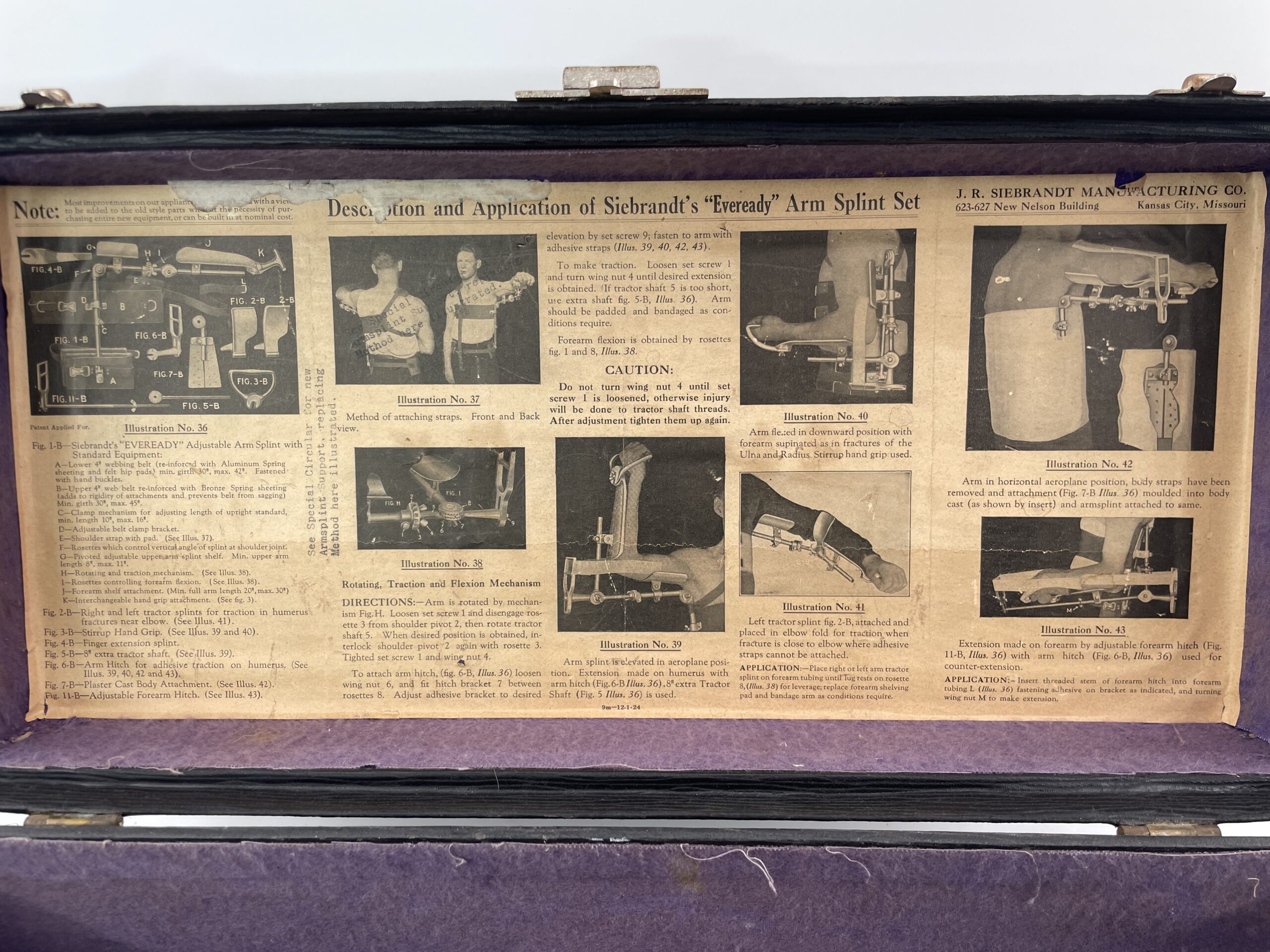 Lot # 83 – Antique Doctors contraption box, cast iron hanging monkey hooks, small grinder & more! - Image 7