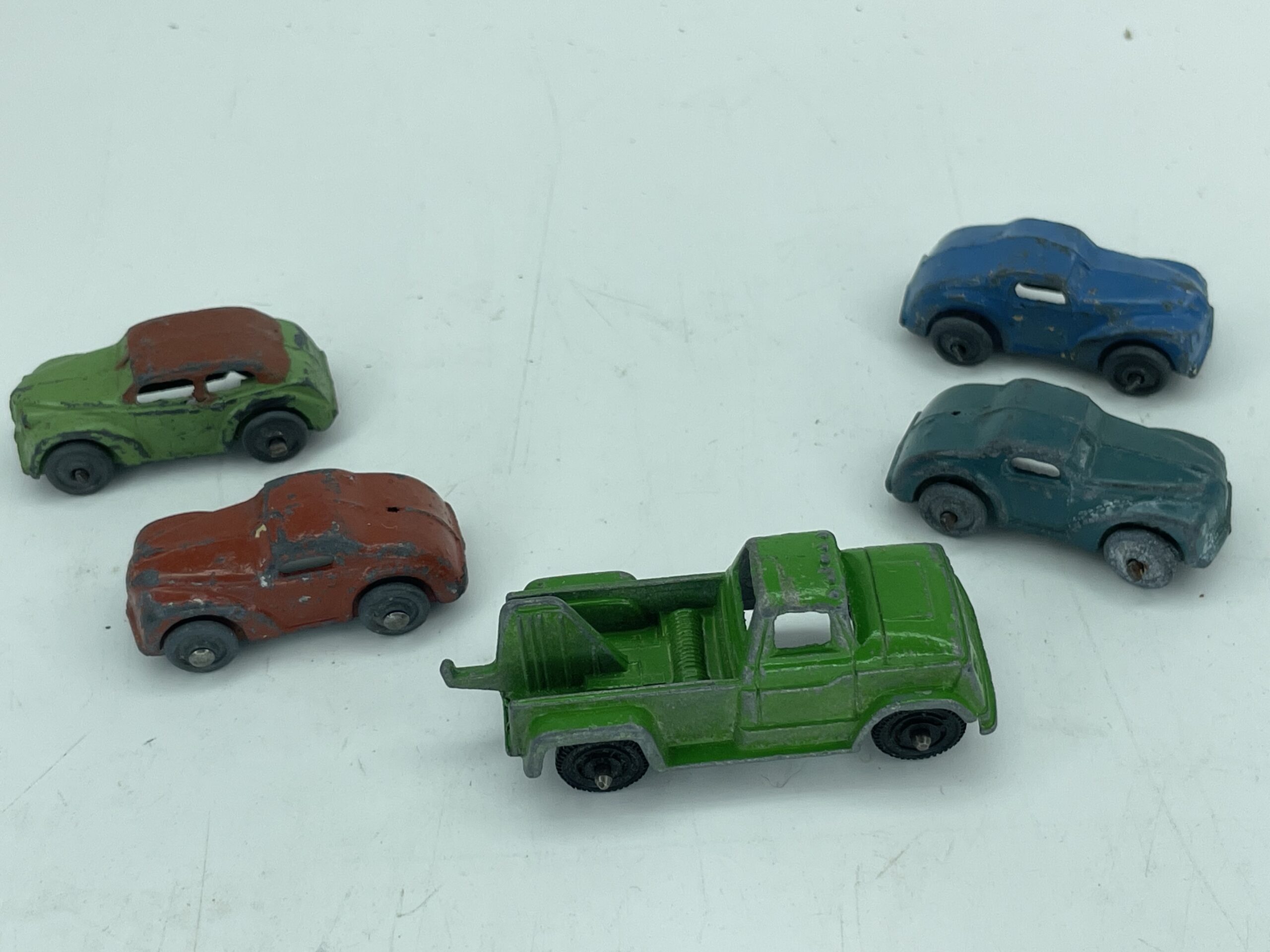 Lot # 80 – Antique Toy Cars (truck is approx. 2.5″ long, cars are approx. 1.5″ long) - Image 2