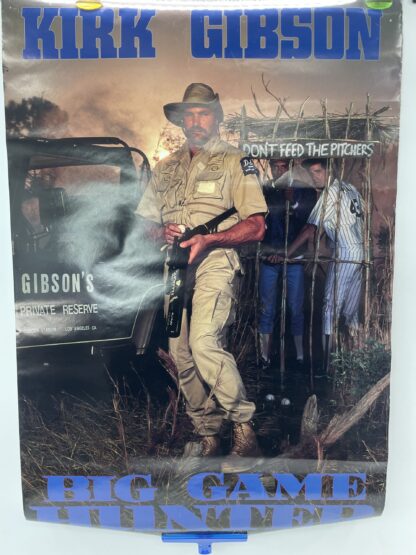 Lot # 77 – Vintage California Dodgers baseball posters. Kirk Gibson & more - Image 2