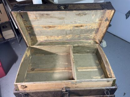 Lot # 78 – Antique Steamer Trunk - Image 3