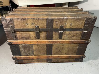 Lot # 78 – Antique Steamer Trunk - Image 6