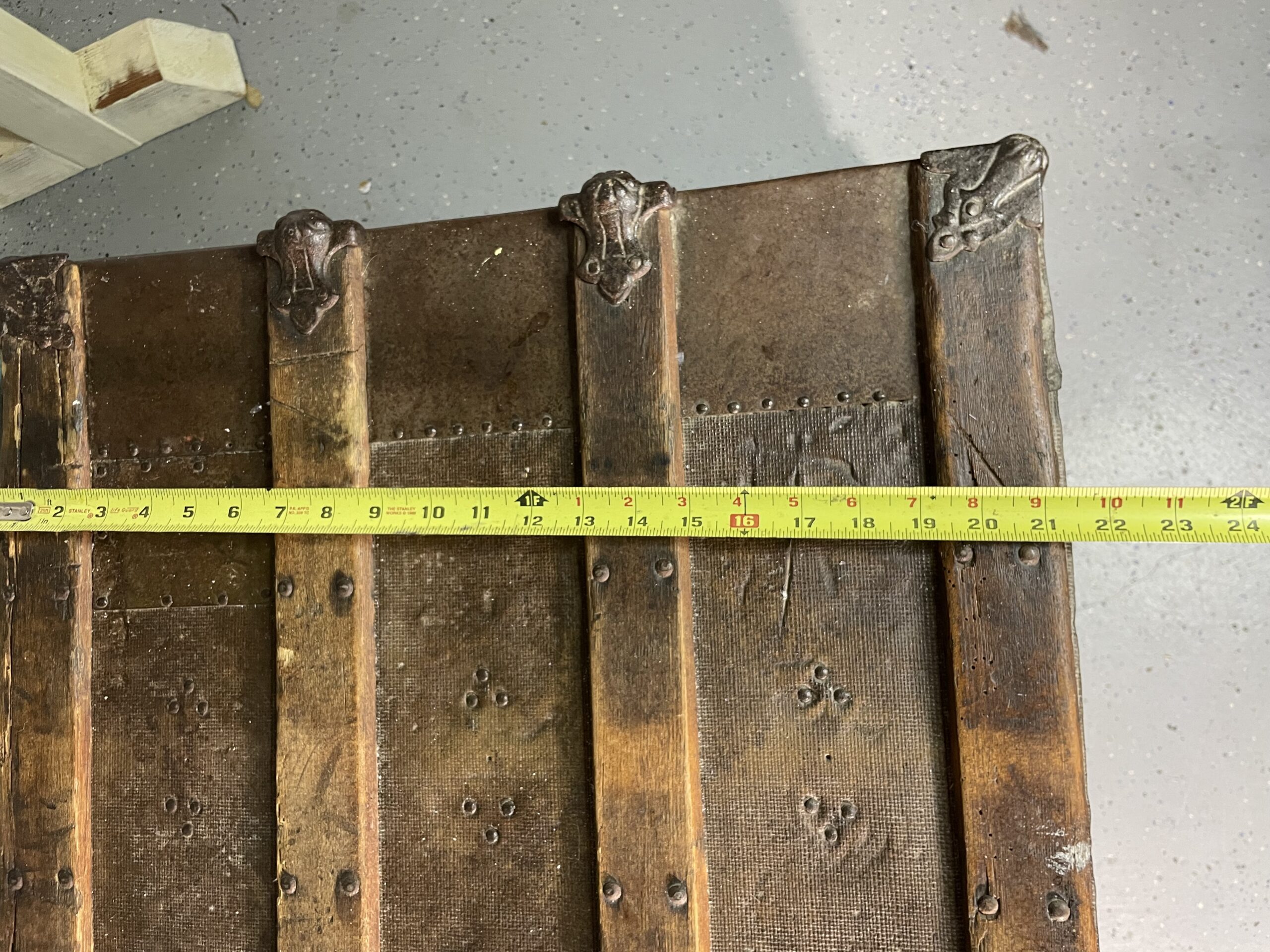 Lot # 78 – Antique Steamer Trunk - Image 8