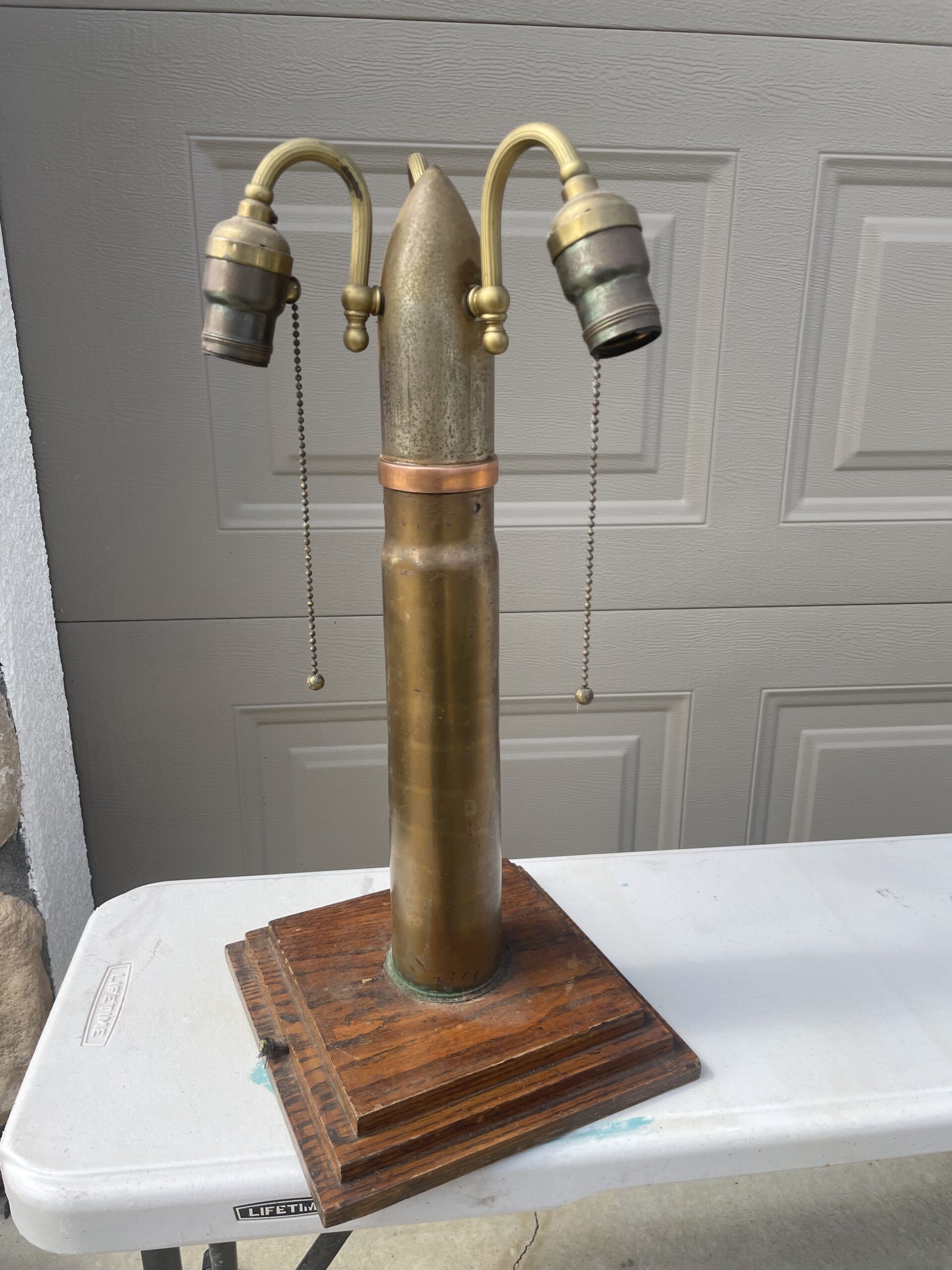 Lot # 71 – Armory Shell desk lamp (no cord)