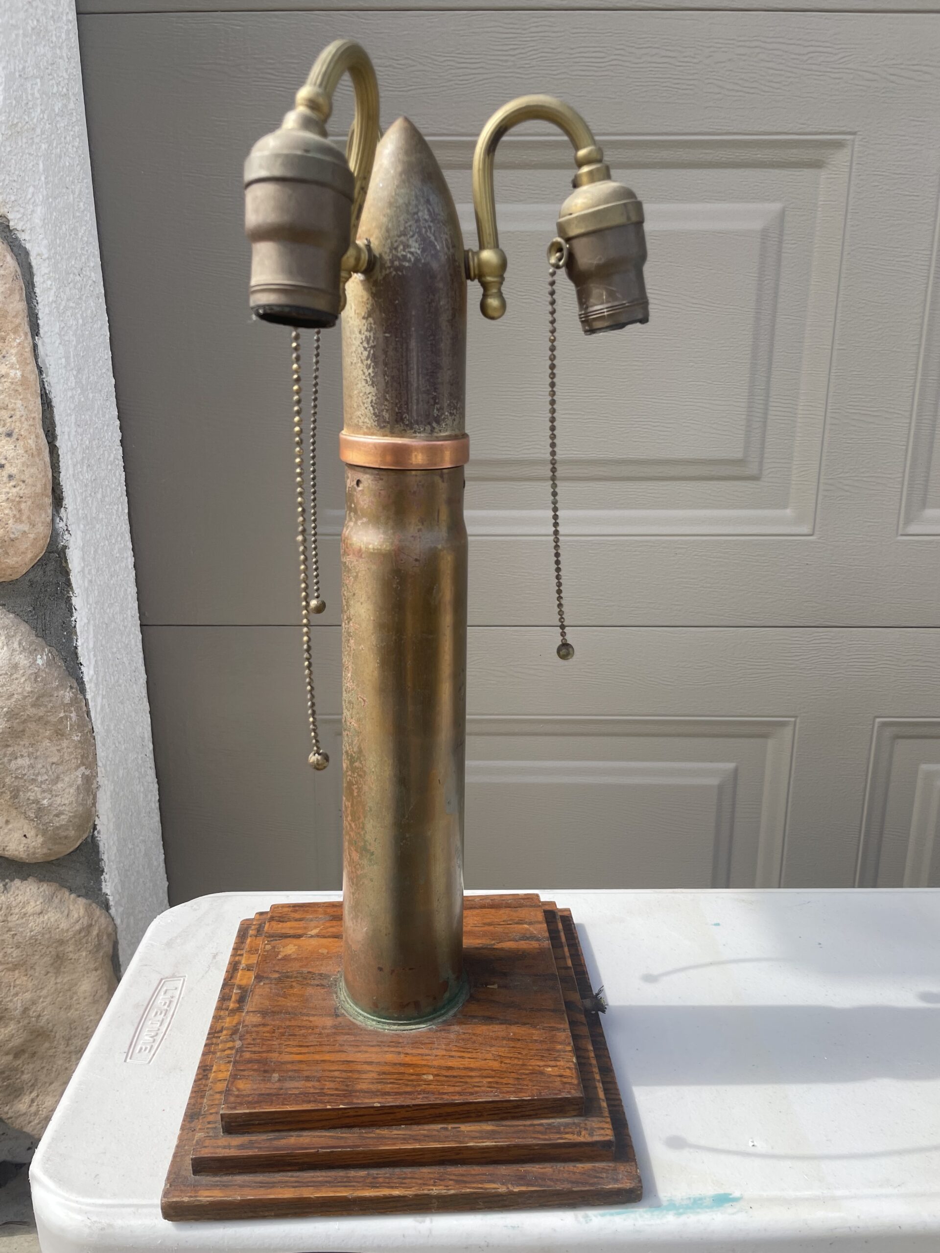 Lot # 71 – Armory Shell desk lamp (no cord) - Image 3