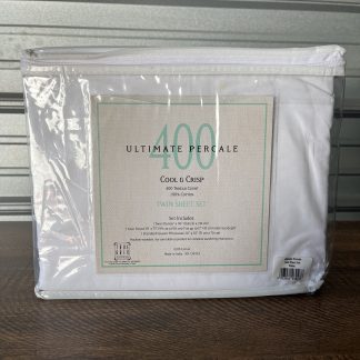 Lot #71 - NEW 400 Thread Count Ultimate Percale Twin Sheet Set