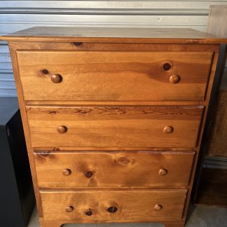 Lot #27 - Brown 4 Drawer Dresser