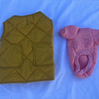 Lot #50 - (2) Dog Sweaters size XS/S