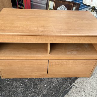 Lot #66 - TV Stand with 2 drawers