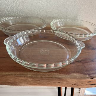 Lot #114 - Glass Pie Plates