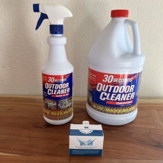 Lot #129 - Outdoor Cleaners and Stepstool