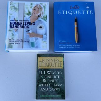 Lot #93 - Homekeeping and Etiquette Books