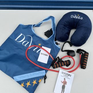 Lot #210 - Davita bag and neck pillow / Syosin - Exercise Resistance Band