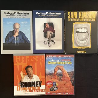 Lot #252 - (5) DVD sets/singles: Comedian Collections + Nat'l Park