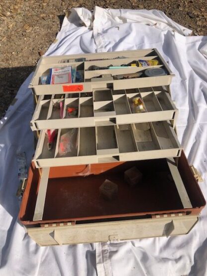 Lot # 69 – Tackle box with tackle - Image 2