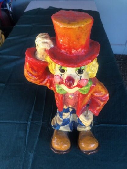 Lot # 68 – Antique Clown (5-gallon paint can for size comparison only) - Image 2