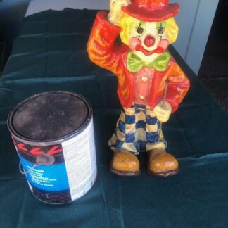Lot # 68 - Antique Clown (5-gallon paint can for size comparison only)