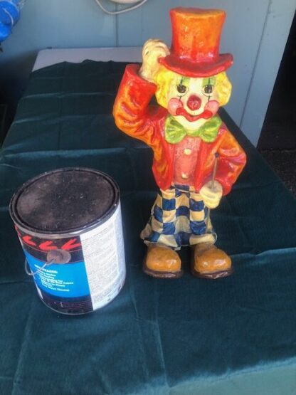 Lot # 68 – Antique Clown (5-gallon paint can for size comparison only)
