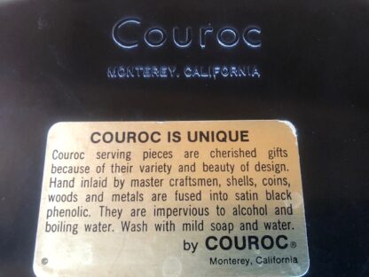 Lot # 72 – Couroc Monterey Collectible plate - Image 2
