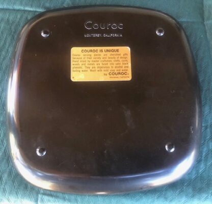 Lot # 72 – Couroc Monterey Collectible plate - Image 3