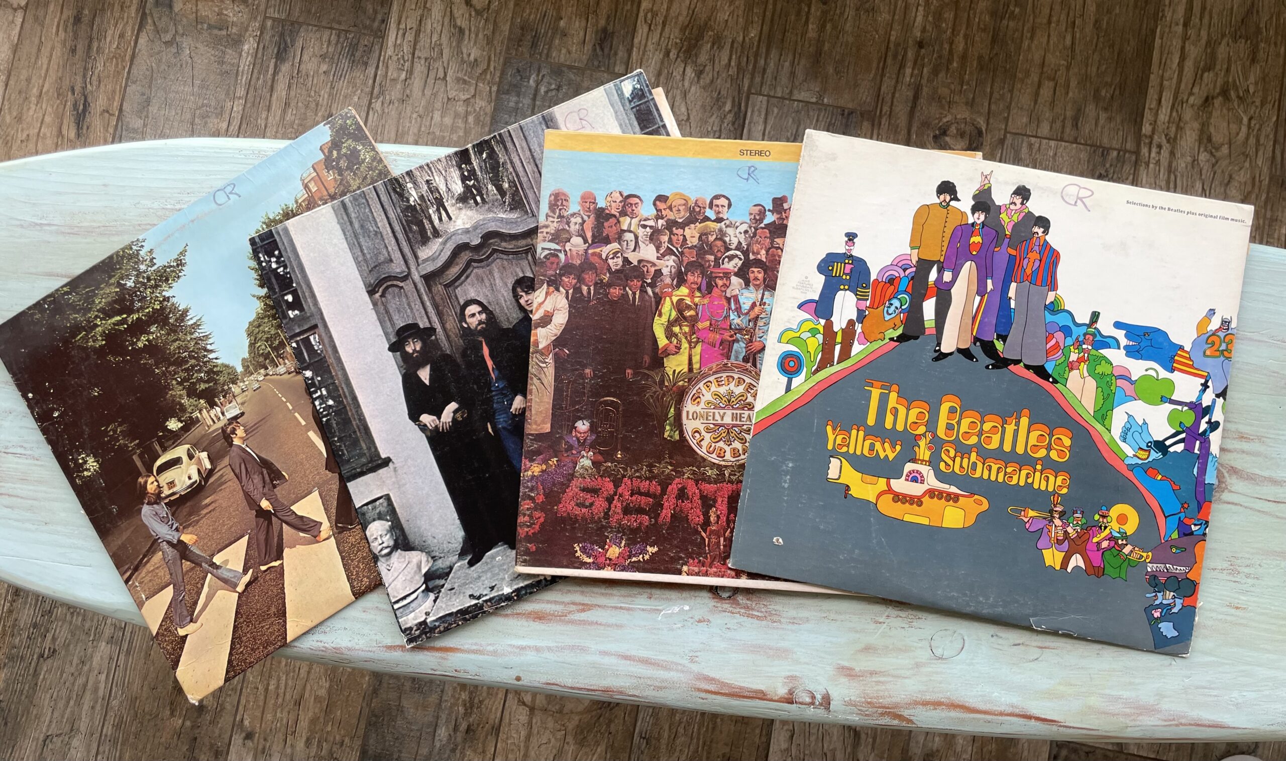 Lot # 82 – Antique Beetles record albums