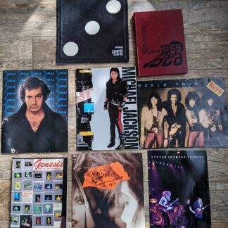 Lot # 16 - Vintage concert Programs & 1969 yearbook. Michael Jackson, Kiss & more