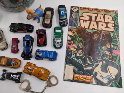 Lot # 24 – Large assortment of Marbles (over 10 lbs.), hot wheels & other toys - Image 2