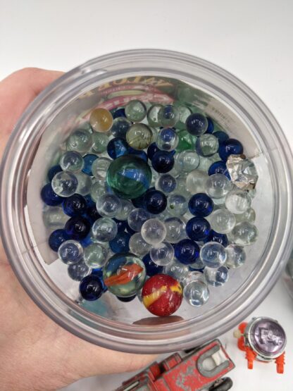 Lot # 24 – Large assortment of Marbles (over 10 lbs.), hot wheels & other toys - Image 6
