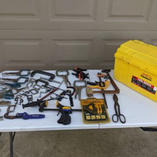 Lot # 14 - Large assortment of Clamps & more