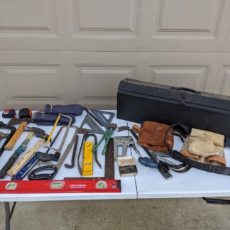 Lot # 21 - 32" Kennedy Carpenter tool box full of tools