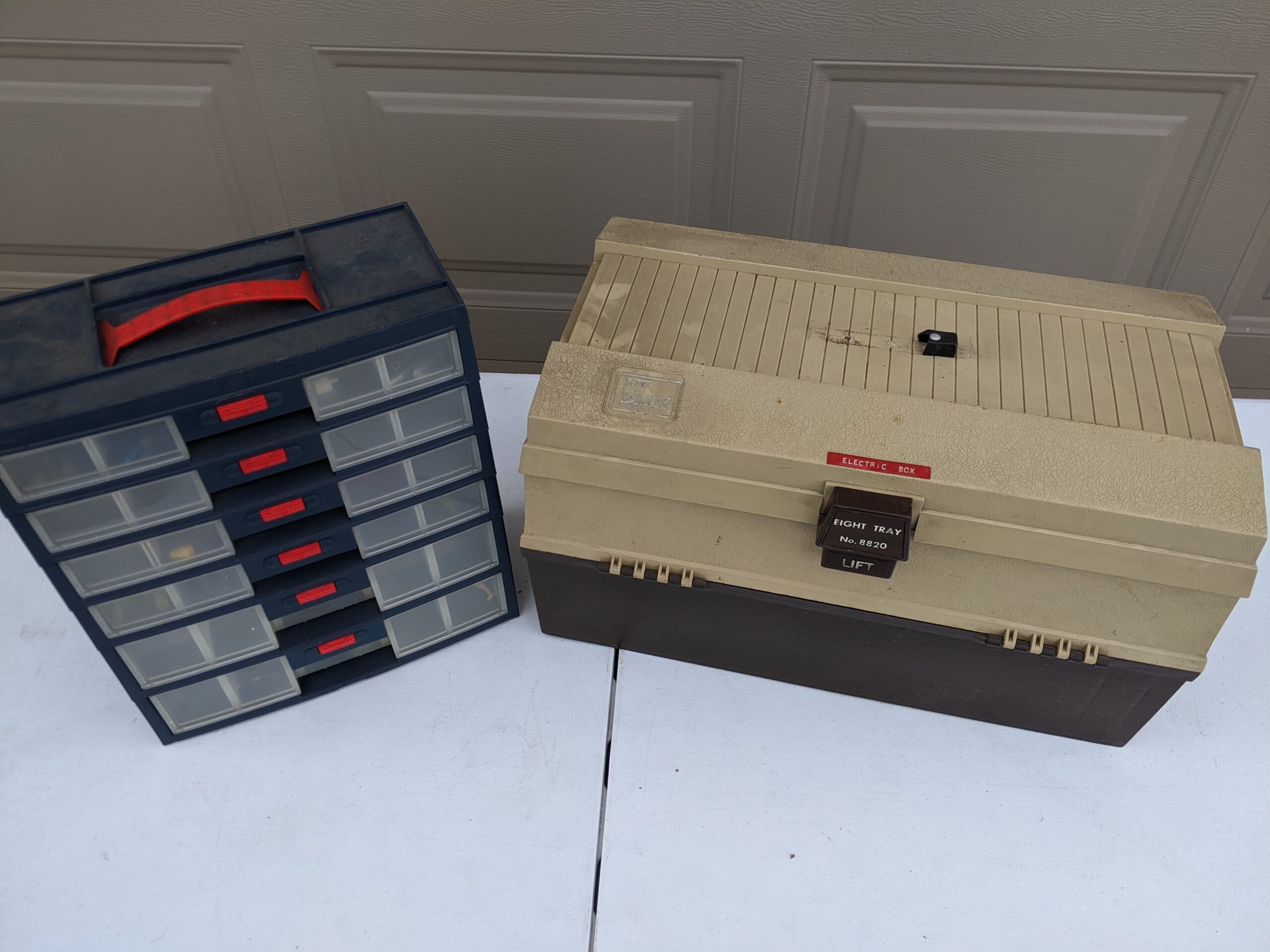 Lot # 22 – 2 boxes with electrical supplies