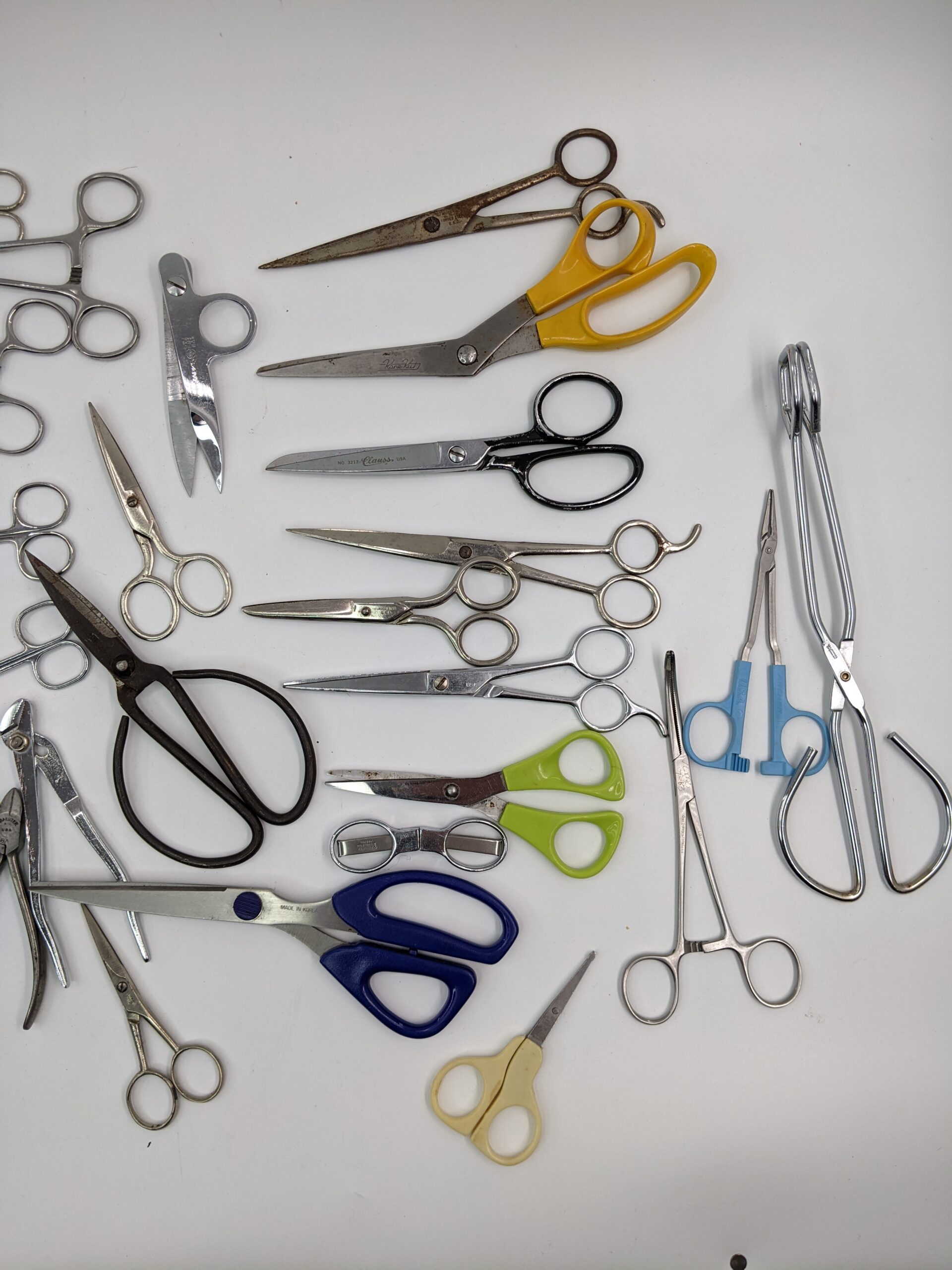 Lot # 46 – Large assortment of surgical instruments. Forceps, scissors, clippers & more - Image 2