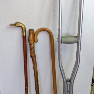 Lot # 60 - Walking aids, canes, crutches