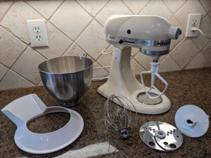 Lot # 50 – Kitchenaid Mixer with accessories
