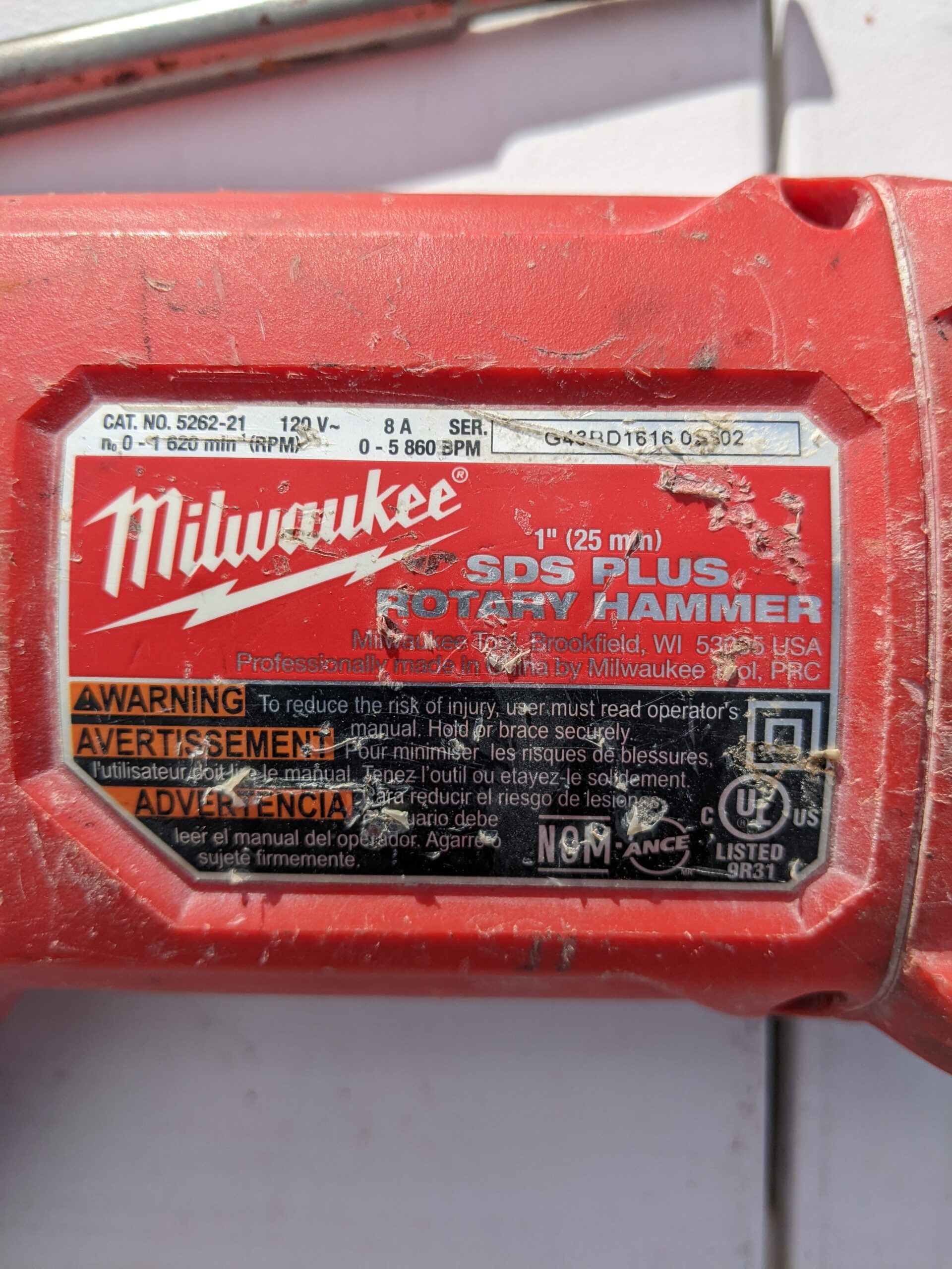 Lot # 53 – Milwaukee Rotary hammer - Image 3