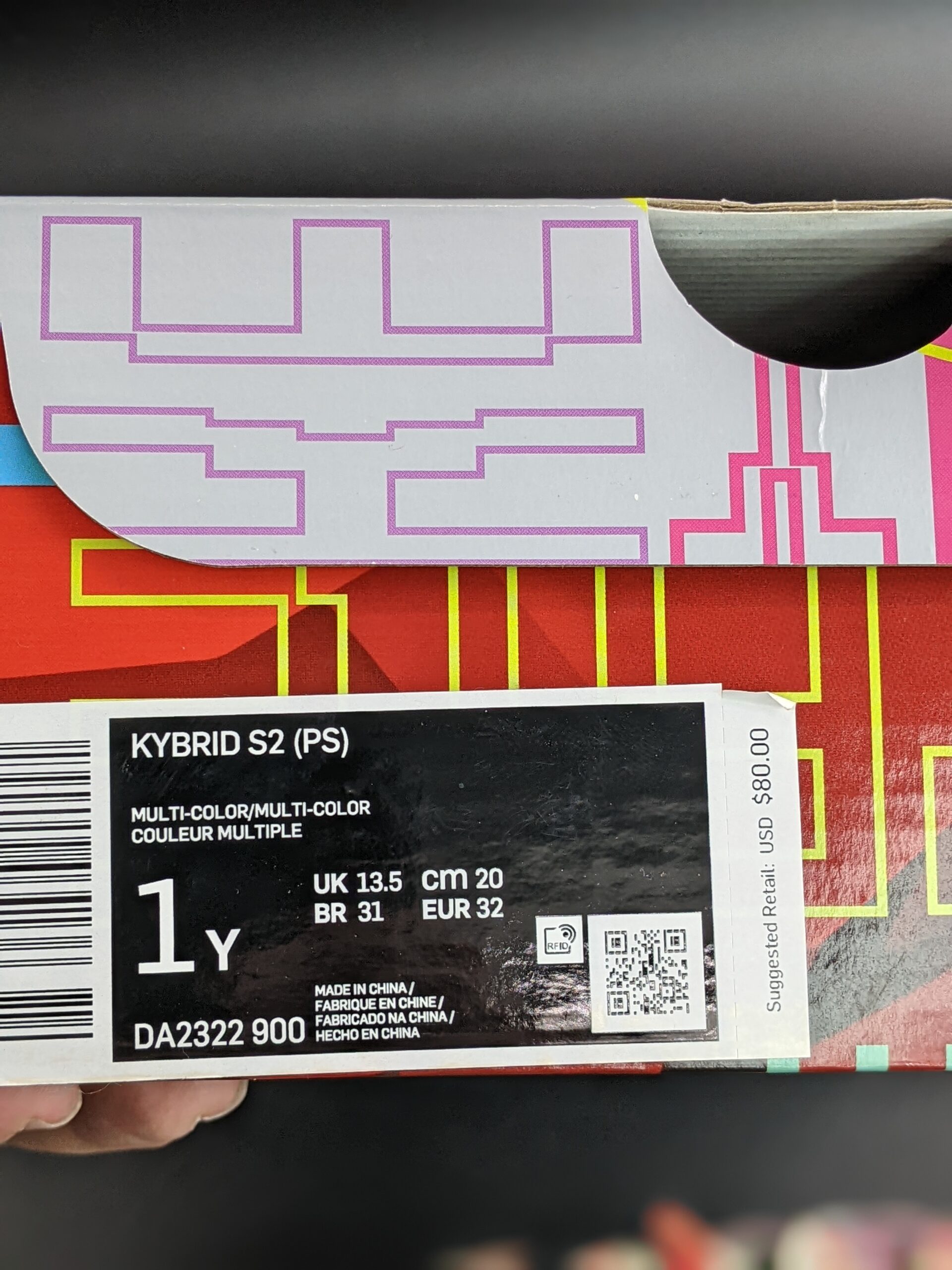 Lot # 16 – Collectable Nike Kybird S2 “Best of What the” Multi Color youth Size: 1y used w/ box - Image 10