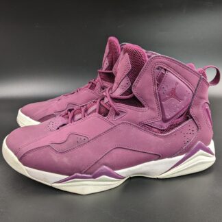 Lot # 17 - Nike Air Jordan True Flight Bordeaux Basketball Athletic Shoes Size 10.5 Mens (Very lightly worn, no box)