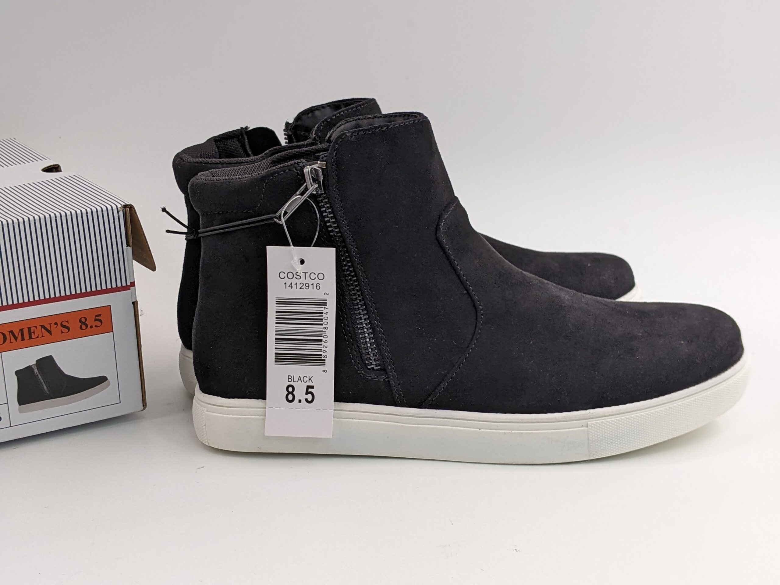 Lot # 21 – Izod Black Mila Memory Foam Ankle Boot Size: women’s 8.5 NIB - Image 4