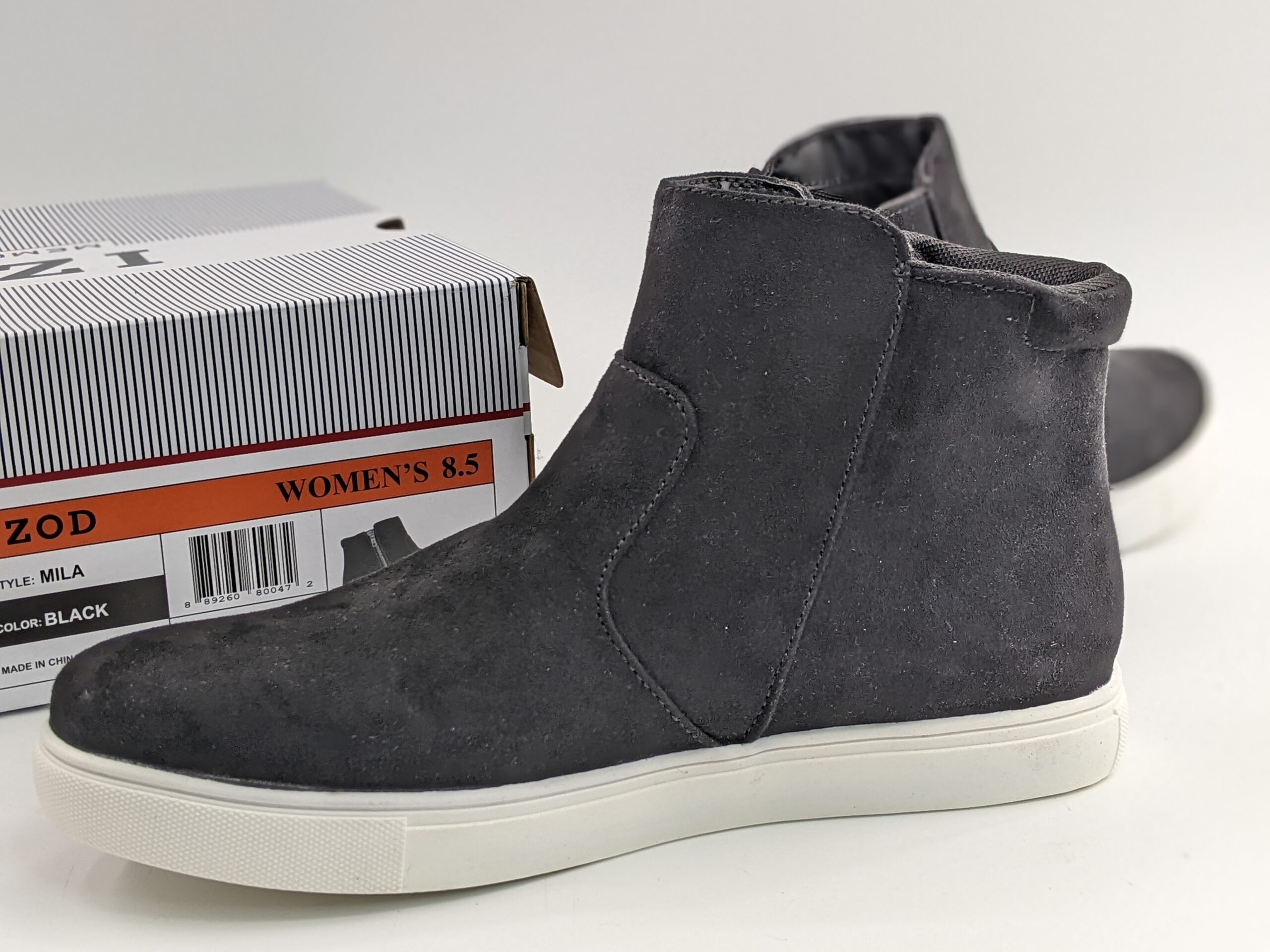 Lot # 21 – Izod Black Mila Memory Foam Ankle Boot Size: women’s 8.5 NIB - Image 5