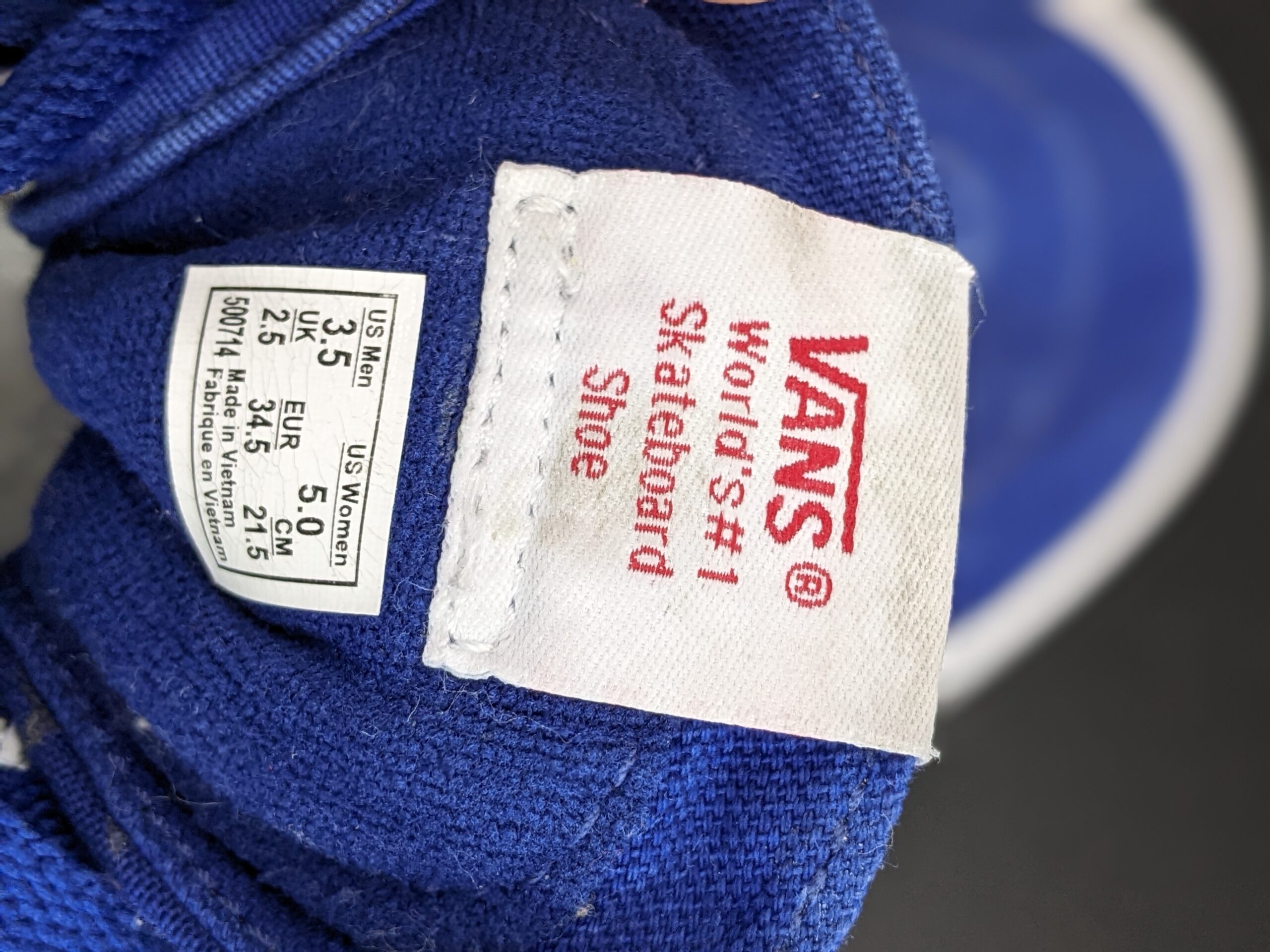 Lot #23 – Vans LA Dodgers sk8hi Size: Mens- 3.5 Womens: 5.0 (Lightly used condition) - Image 5