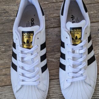 Lot # 25 - Adidas Superstar white/black Running shoes Size: 10 women's (New without Box)