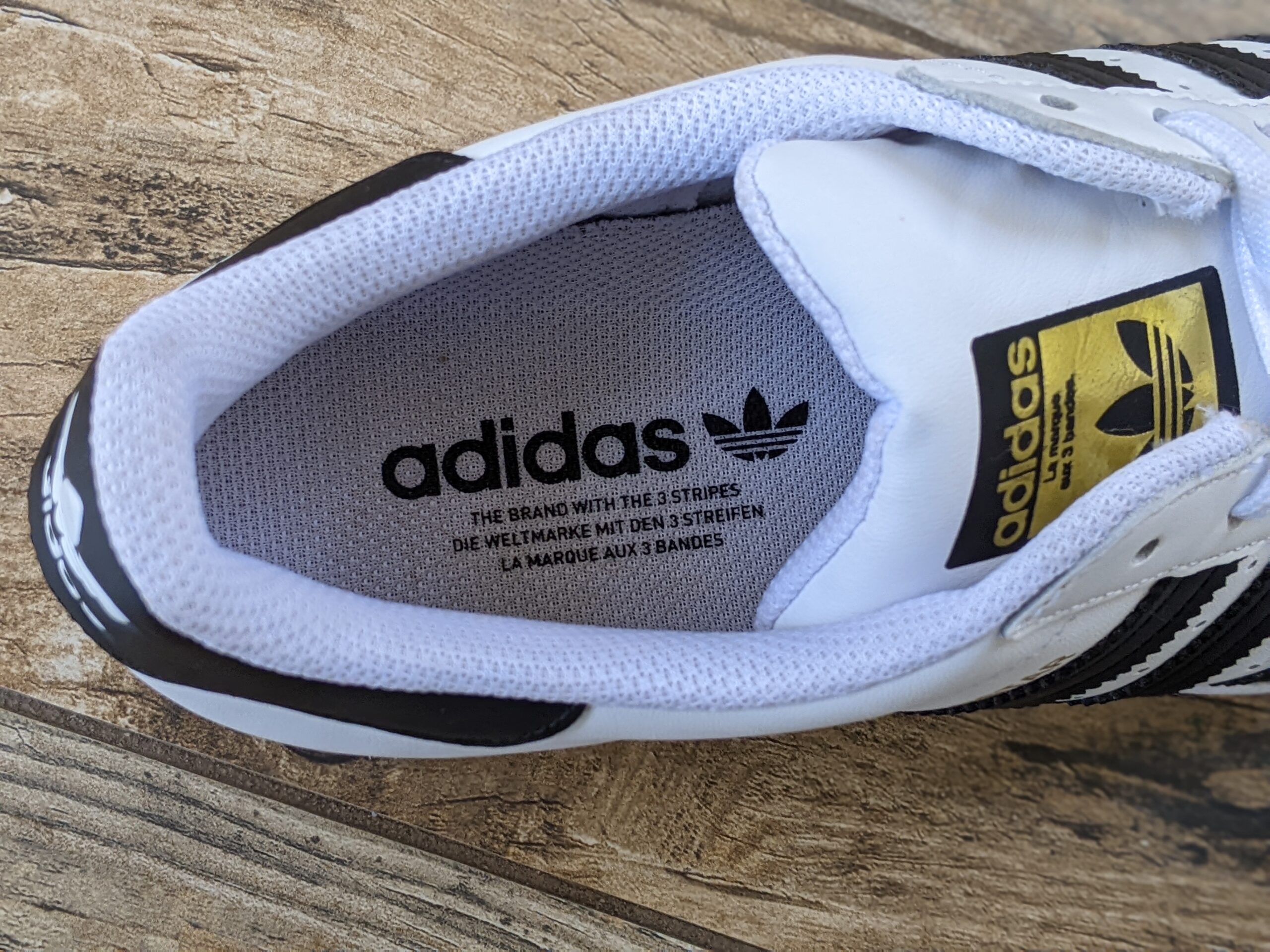 Lot # 25 – Adidas Superstar white/black Running shoes Size: 10 women’s (New without Box) - Image 8