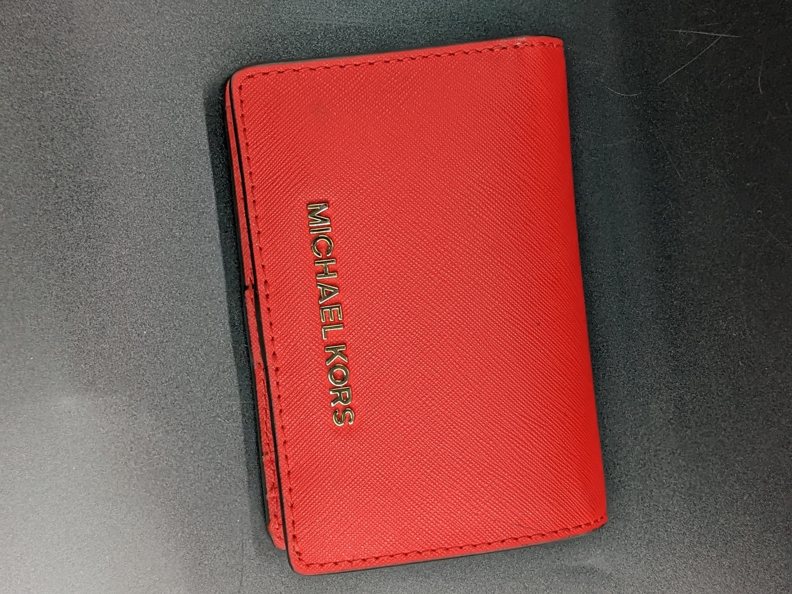 Lot # 65 – Michael Kors Wallets Red and Blue - Image 2