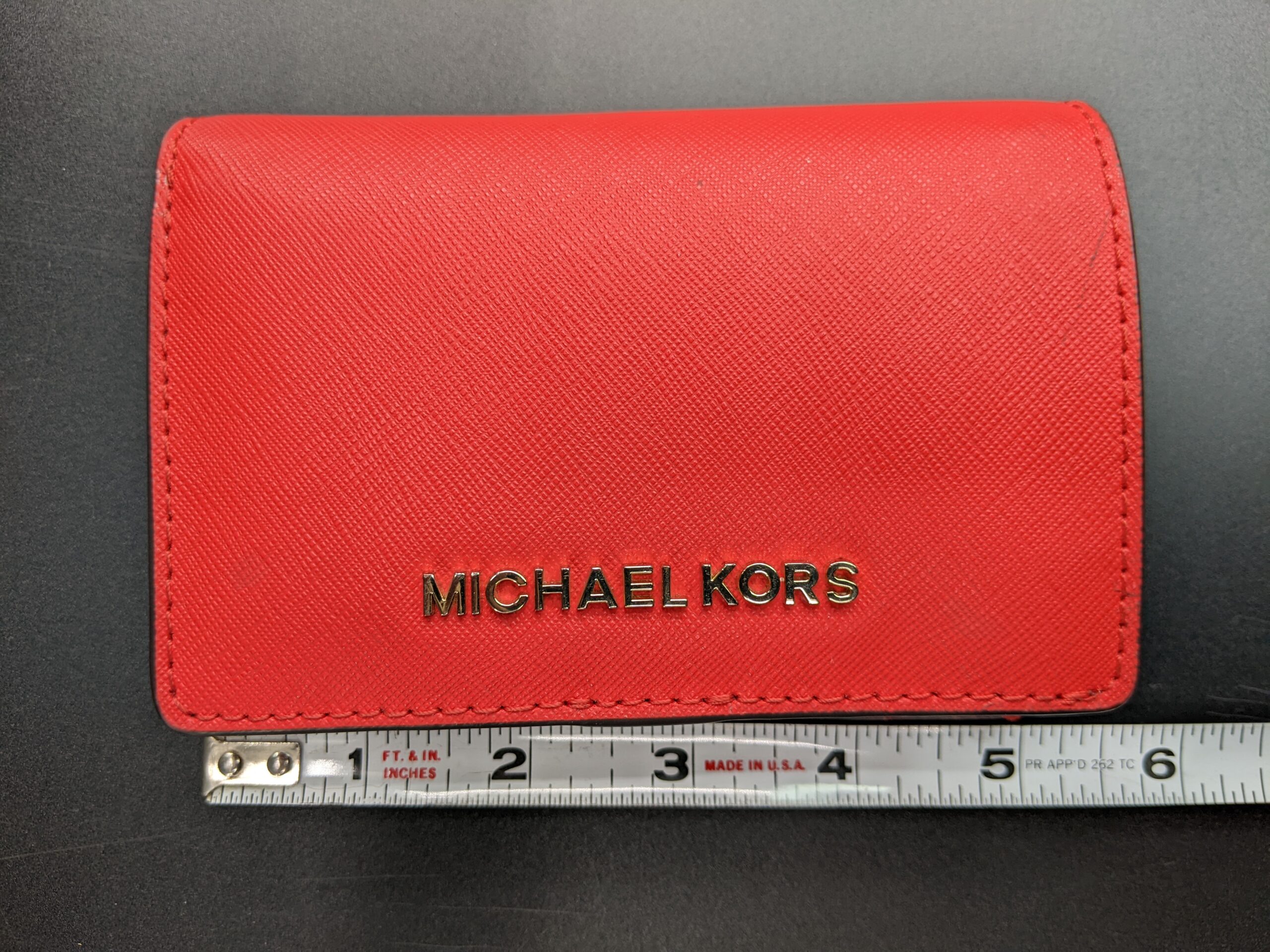 Lot # 65 – Michael Kors Wallets Red and Blue - Image 5