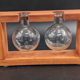 Lot # 69 - Plant Vase Glass Terrarium with wood frame