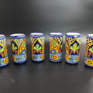 Lot # 67 - Lot of 6 Authentic Mexican pottery cups