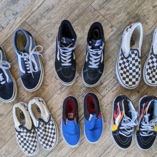 Lot # 34 - Vans Youth/Child Shoe Lot of 6 Pairs  (Used)