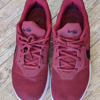 Lot # 36 - Nike Air MAx Oketo Running shoes Team Red black White Mens Size-10 (Good Used Condition)