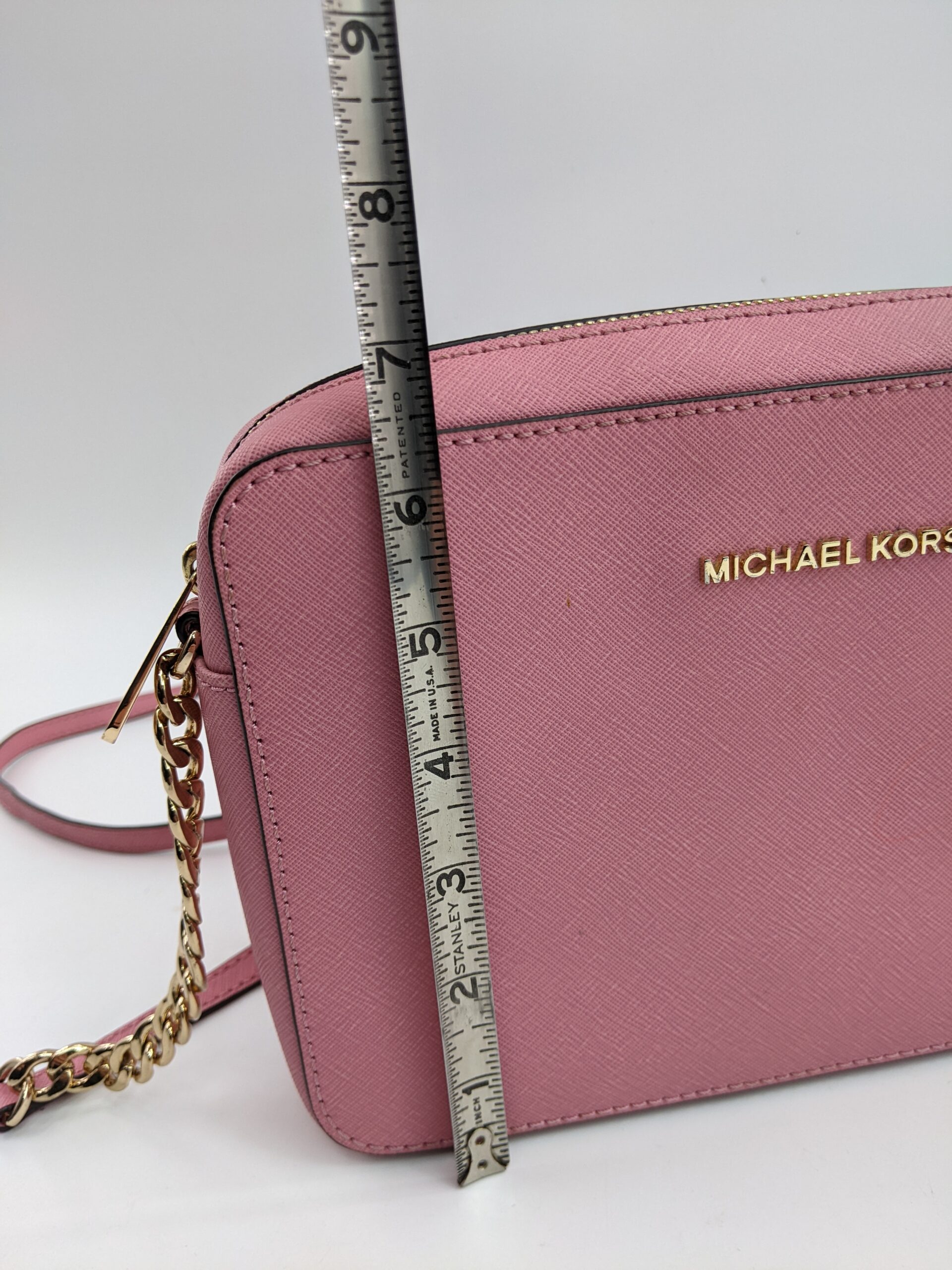 Lot # 60 – Pink Michael Kors Crossbody Handbag - Image 10