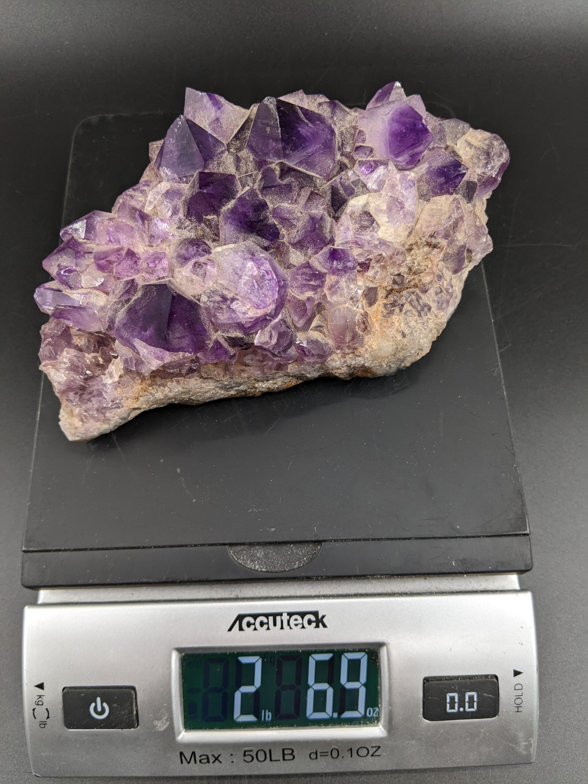 Lot # 59 – Natural Amethyst Stone Crystal 2.69lbs - Image 2