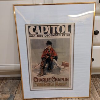 Lot # 84 - Framed Art - Charlie Champlin (Gold Rush) Size: 18" Wide x 24" Tall